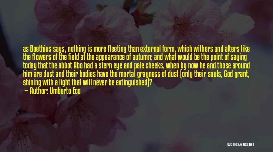 Autumn Flowers Quotes By Umberto Eco