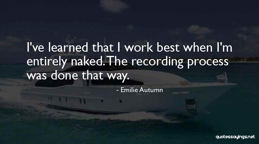 Autumn For Work Quotes By Emilie Autumn Autumn For Work Quotes By Emilie Autumn