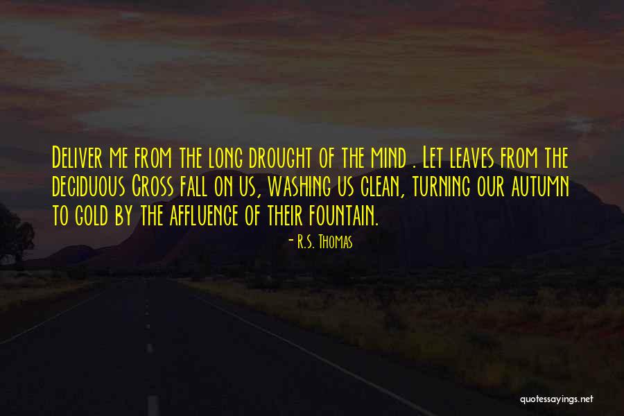 Autumn Leaves Fall Quotes By R.S. Thomas Autumn Leaves Fall Quotes By R.S. Thomas