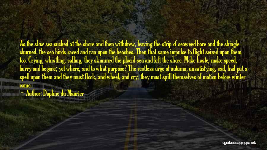 Autumn Sad Quotes By Daphne Du Maurier