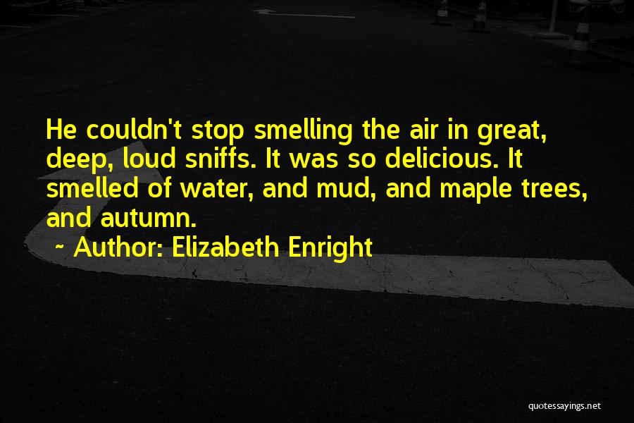 Autumn Trees Quotes By Elizabeth Enright