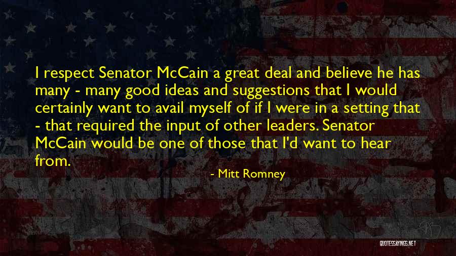 Avail Quotes By Mitt Romney Avail Quotes By Mitt Romney