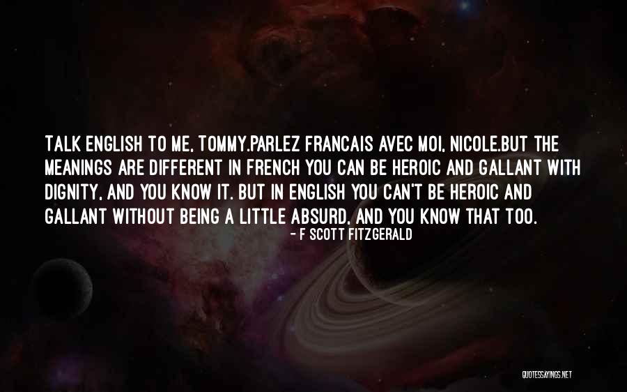 Avec Moi Quotes By F Scott Fitzgerald Avec Moi Quotes By F Scott Fitzgerald