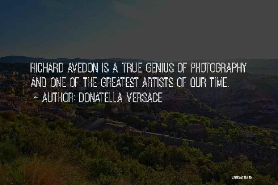 Avedon Quotes By Donatella Versace