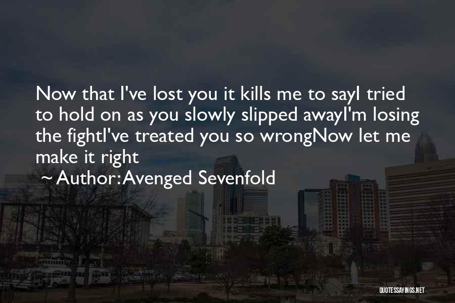 Avenged Sevenfold Quotes 2231643