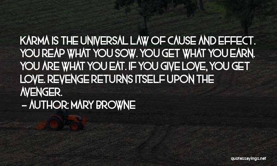 Avenger Quotes By Mary Browne