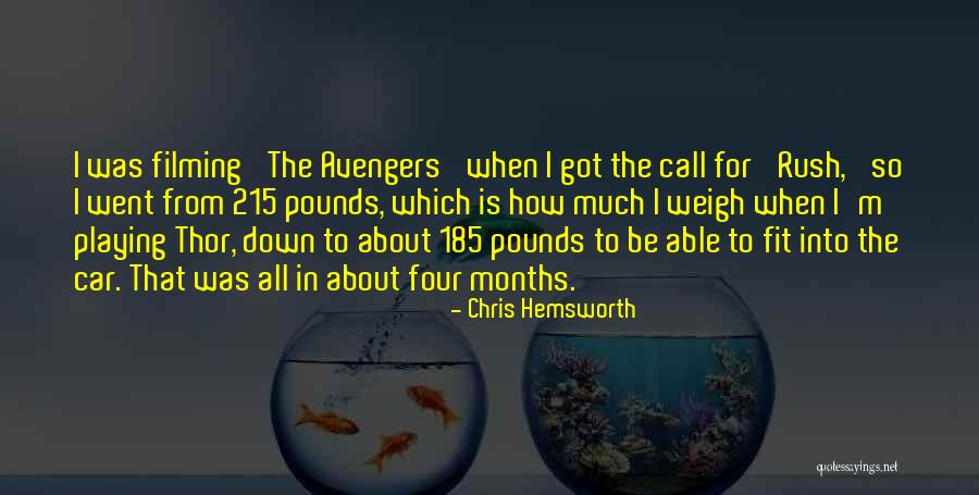 Avengers 4 Quotes By Chris Hemsworth