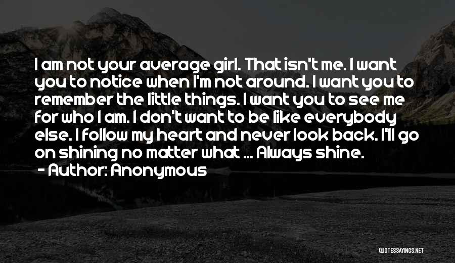 Average Girl Quotes By Anonymous