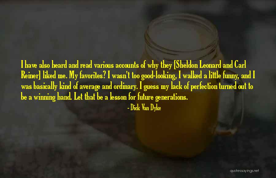 Average Ordinary Quotes By Dick Van Dyke Average Ordinary Quotes By Dick Van Dyke