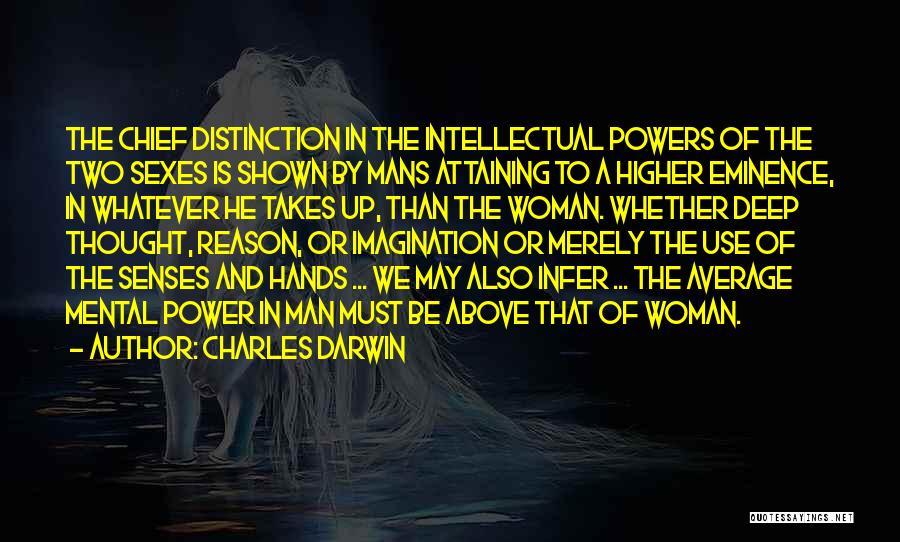 Average Woman Quotes By Charles Darwin