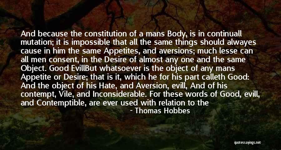 Aversion Quotes By Thomas Hobbes