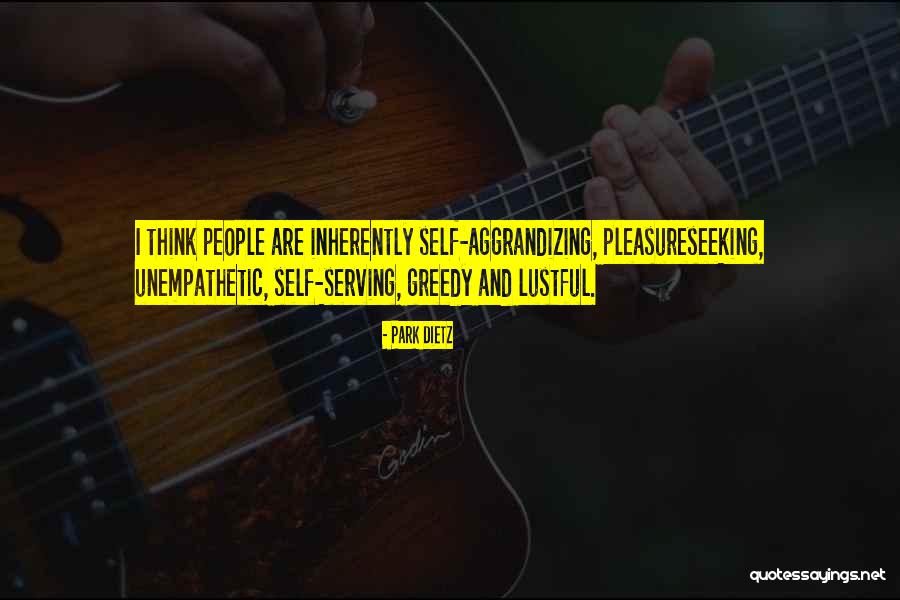 Avertir Vervoegen Quotes By Park Dietz
