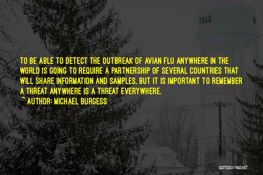 Avian Flu Quotes By Michael Burgess