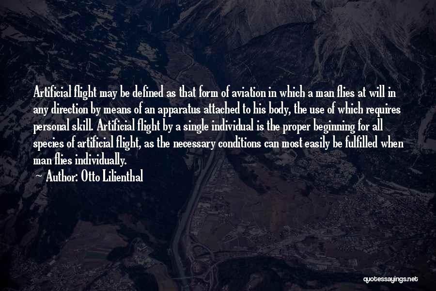 Aviation Quotes By Otto Lilienthal