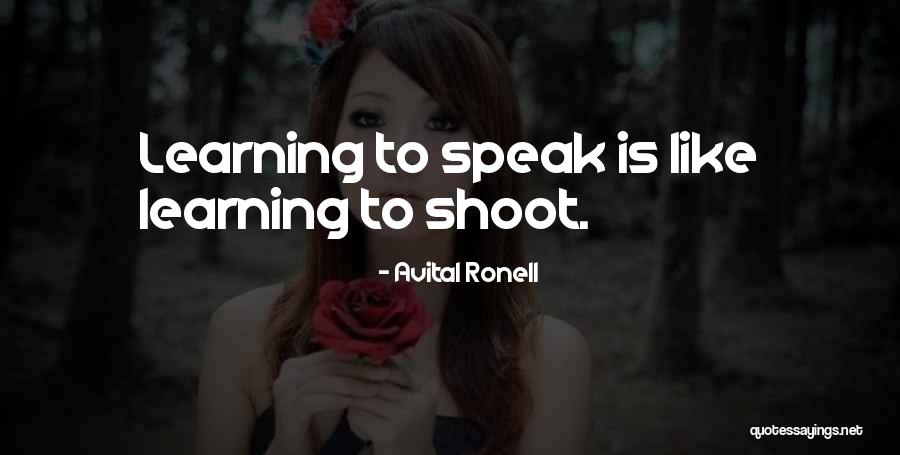 Avital Quotes By Avital Ronell Avital Quotes By Avital Ronell