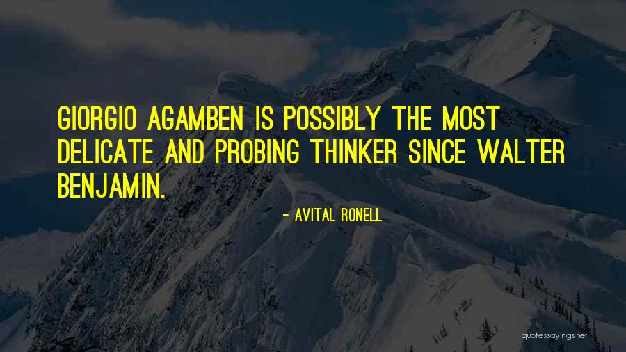 Avital Ronell Quotes 1298733