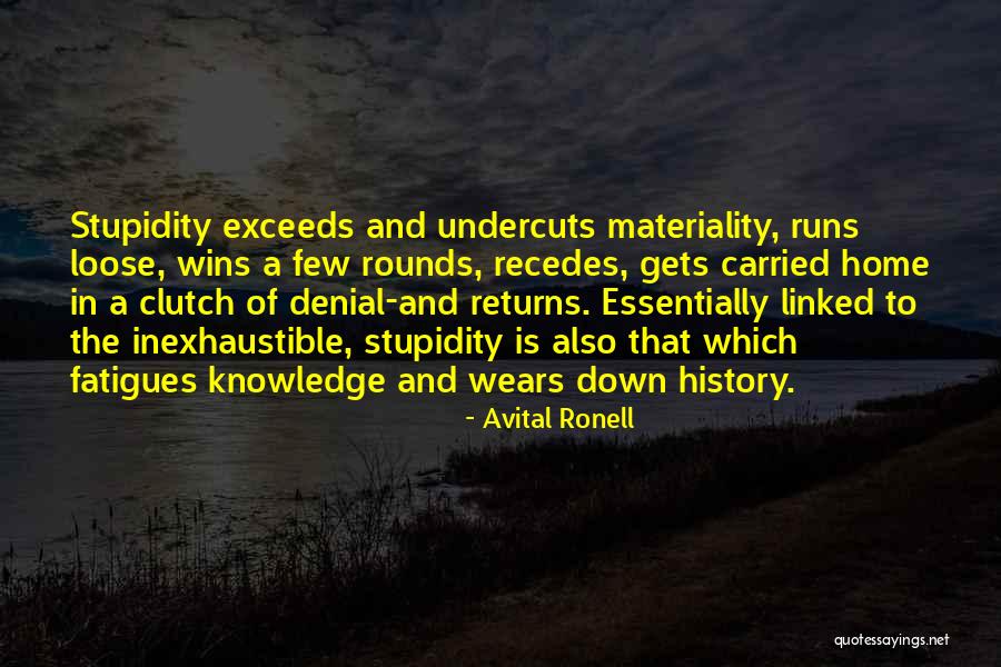 Avital Ronell Quotes 921477 Avital Ronell Quotes 921477