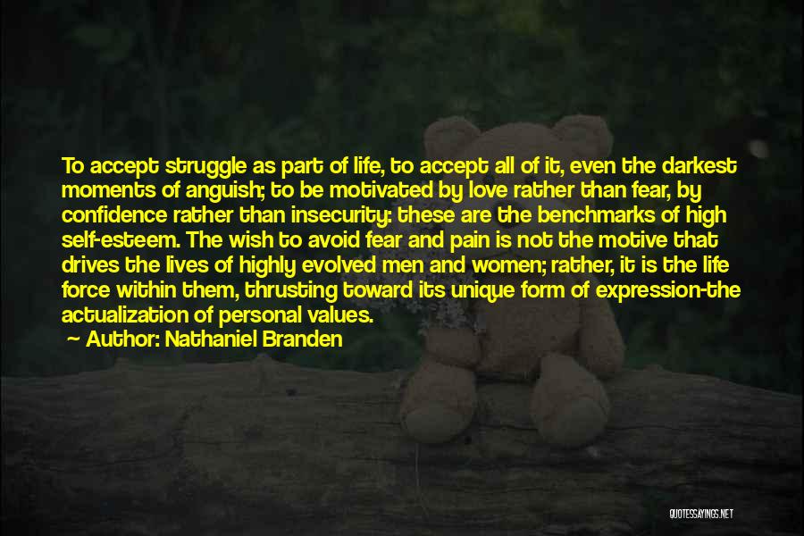 Avoid Fear Quotes By Nathaniel Branden