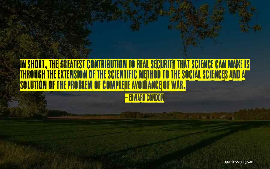 Avoidance Quotes By Edward Condon Avoidance Quotes By Edward Condon