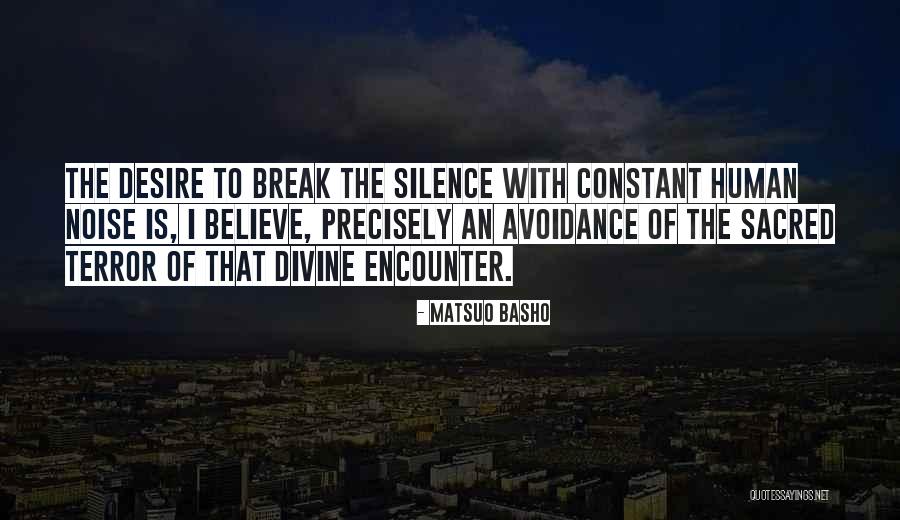 Avoidance Quotes By Matsuo Basho