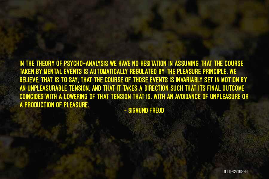 Avoidance Quotes By Sigmund Freud