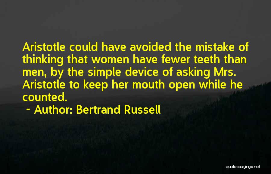 Avoided By Her Quotes By Bertrand Russell