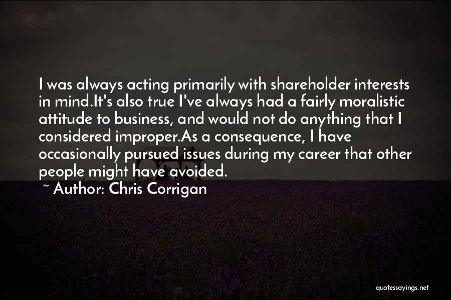 Avoided By Her Quotes By Chris Corrigan