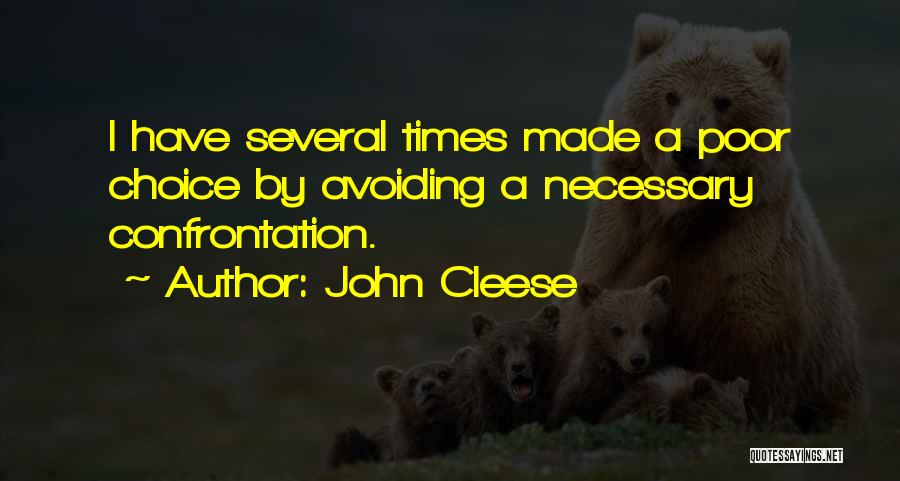 Avoiding Confrontation Quotes By John Cleese