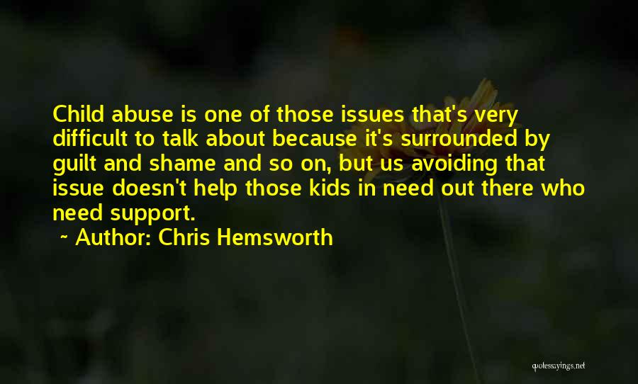 Avoiding The Issue Quotes By Chris Hemsworth