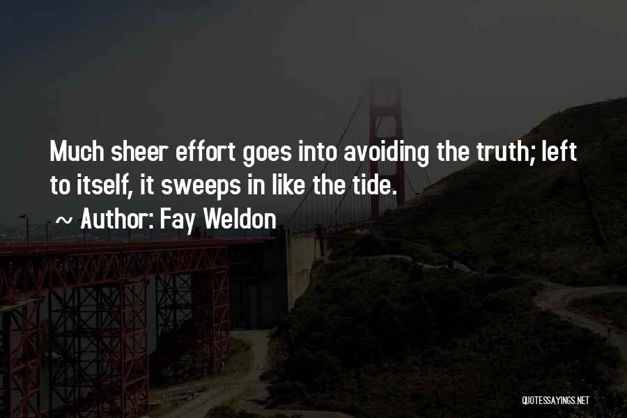 Avoiding The Truth Quotes By Fay Weldon