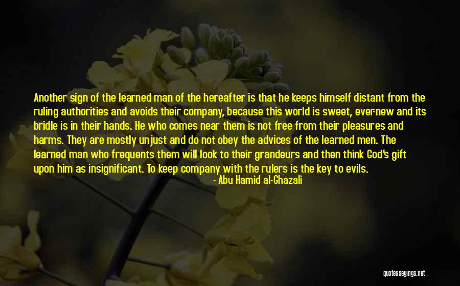 Avoids Quotes By Abu Hamid Al-Ghazali Avoids Quotes By Abu Hamid Al-Ghazali