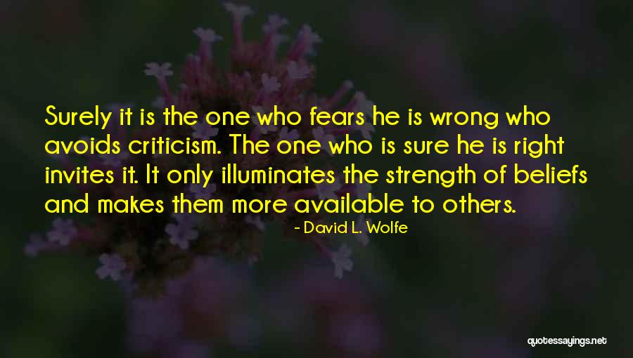 Avoids Quotes By David L. Wolfe Avoids Quotes By David L. Wolfe
