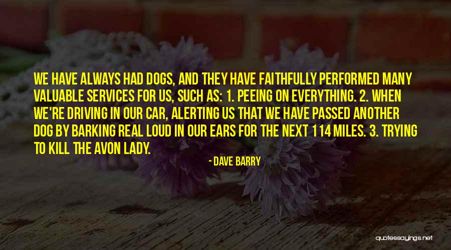 Avon Quotes By Dave Barry