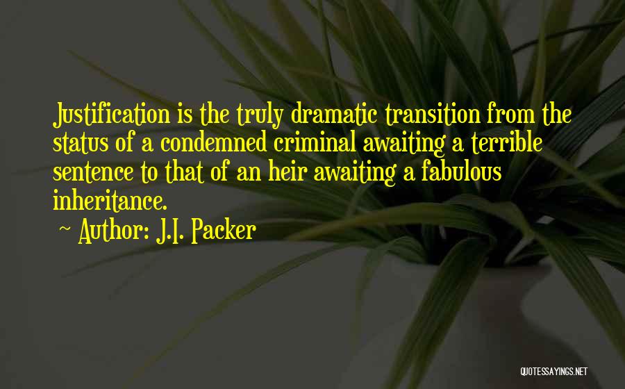 Awaiting Status Quotes By J.I. Packer