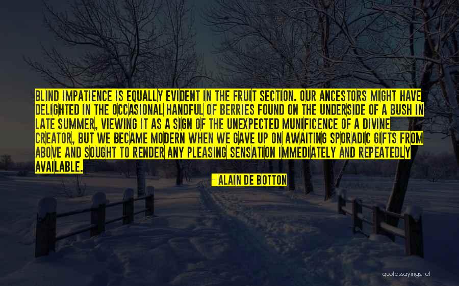 Awaiting Summer Quotes By Alain De Botton