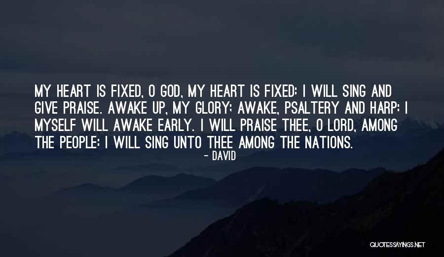 Awake Early Quotes By David