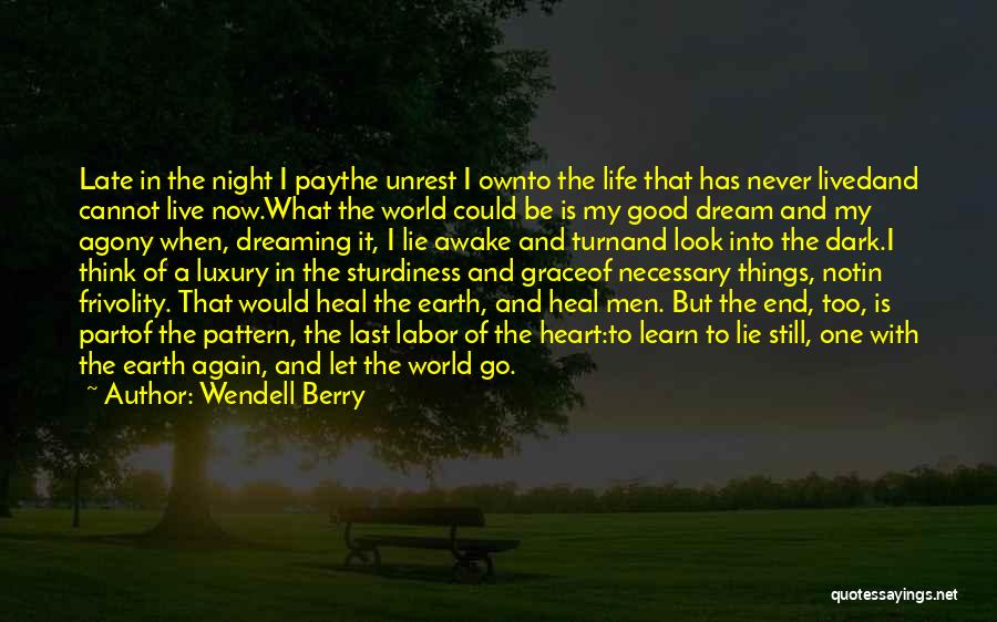 Awake In The Night Quotes By Wendell Berry