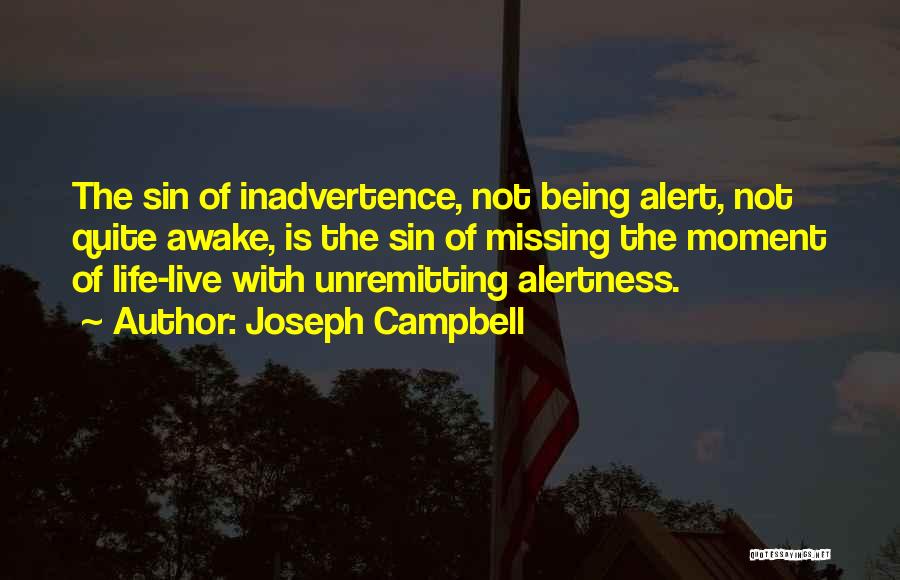 Awake Moment Quotes By Joseph Campbell