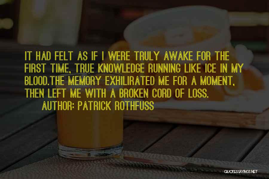 Awake Moment Quotes By Patrick Rothfuss