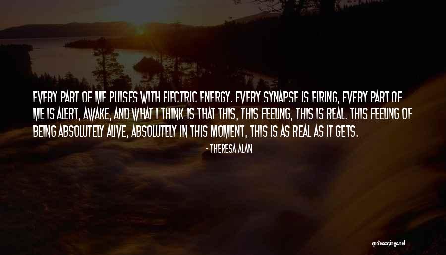 Awake Moment Quotes By Theresa Alan