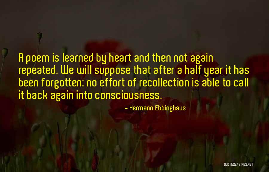 Awakedned Quotes By Hermann Ebbinghaus Awakedned Quotes By Hermann Ebbinghaus