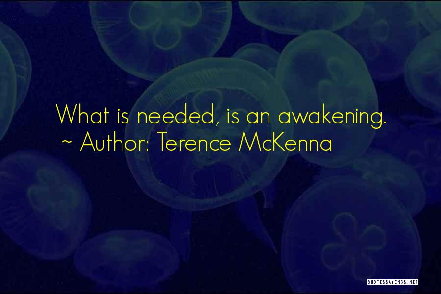 Awakening Quotes By Terence McKenna