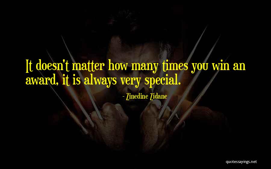 Award Win Quotes By Zinedine Zidane Award Win Quotes By Zinedine Zidane