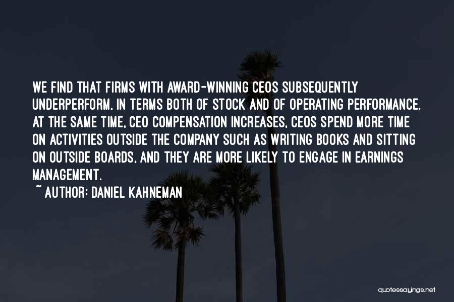 Award Winning Quotes By Daniel Kahneman
