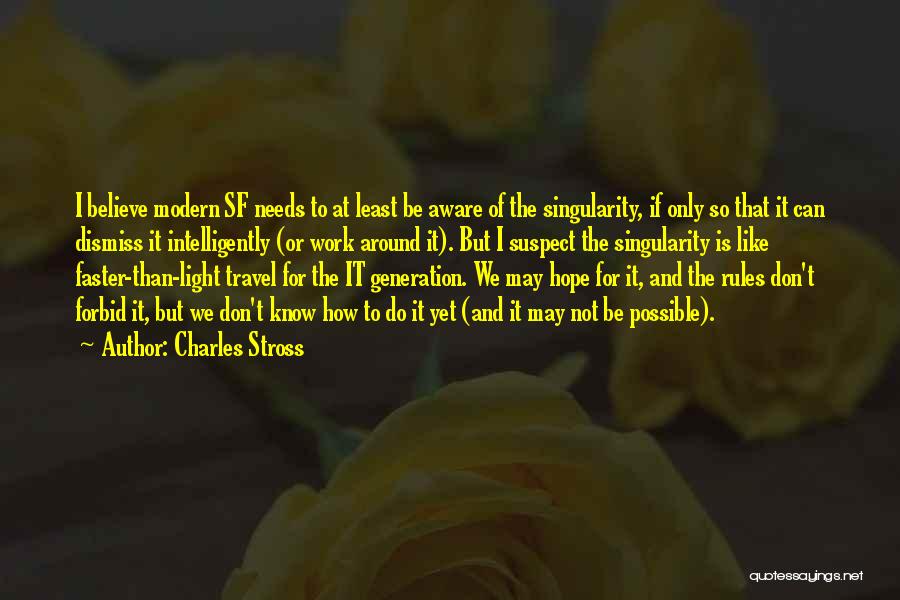 Aware Of Quotes By Charles Stross