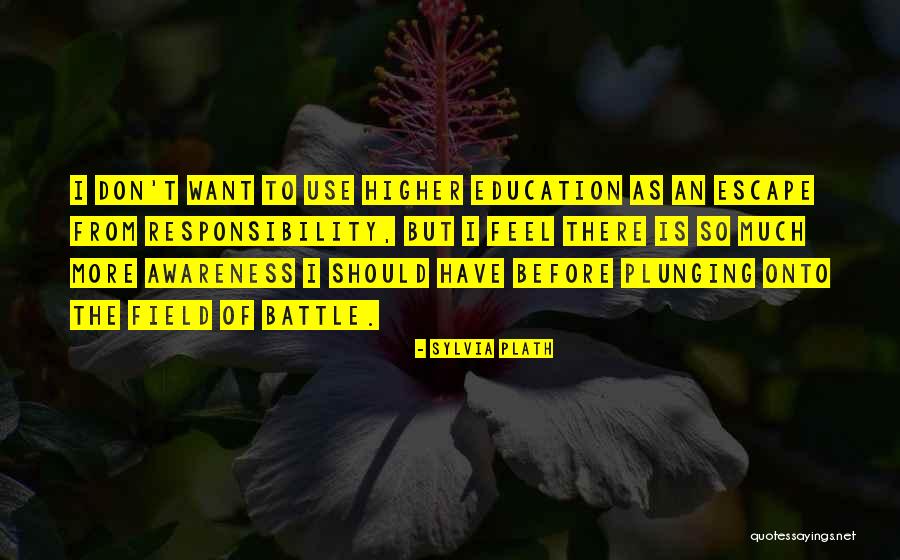 Awareness Field Quotes By Sylvia Plath Awareness Field Quotes By Sylvia Plath
