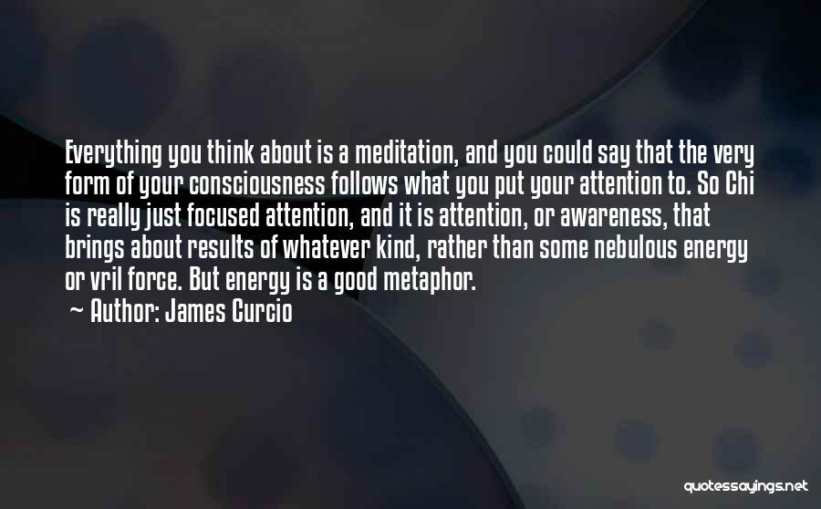 Awareness Of Focus Quotes By James Curcio