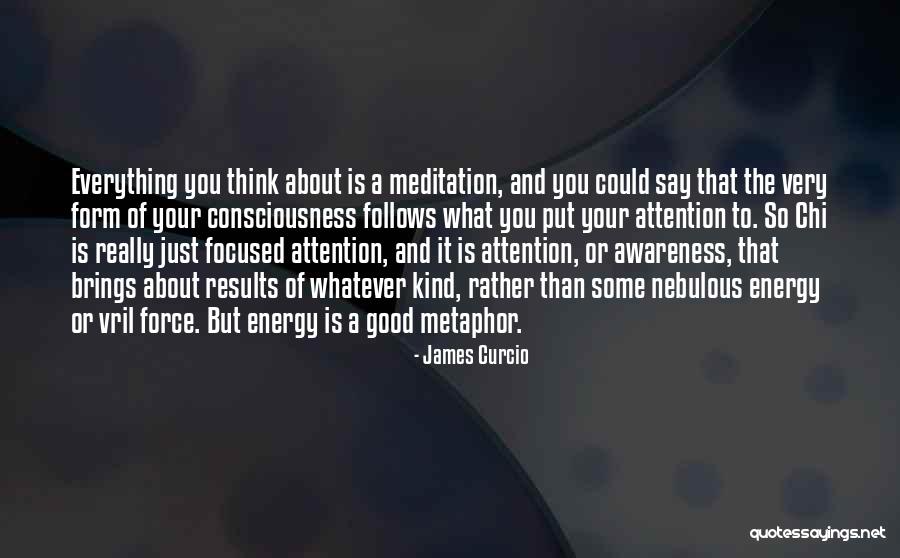 Awareness Of Focus Quotes By James Curcio