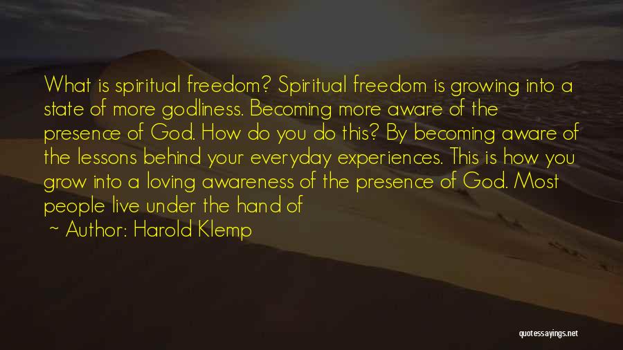 Awareness Of God Quotes By Harold Klemp