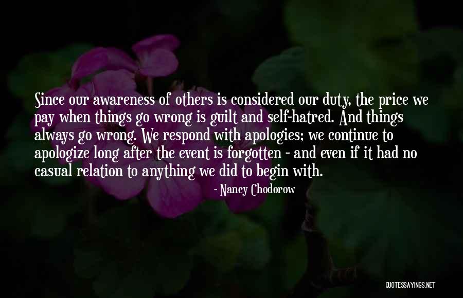 Awareness Of Guilt Quotes By Nancy Chodorow Awareness Of Guilt Quotes By Nancy Chodorow